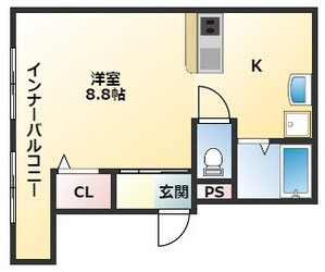 つばきビルⅤの物件間取画像